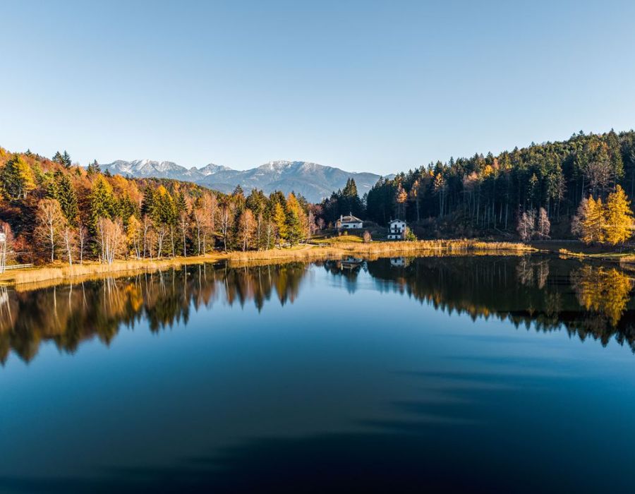 Laghi Trentino, Lago Santo di Cembra in Val di Cembra, Provincia di Trento